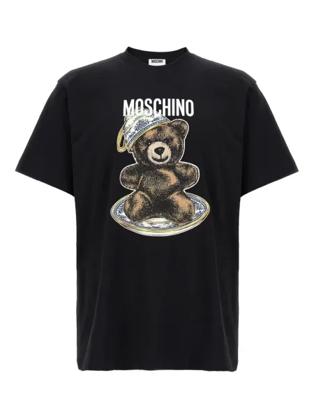 Tricou Moschino cu imagine teddy negru