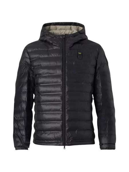 Pánska bunda Blauer USA Charles black inside mist grey čierna