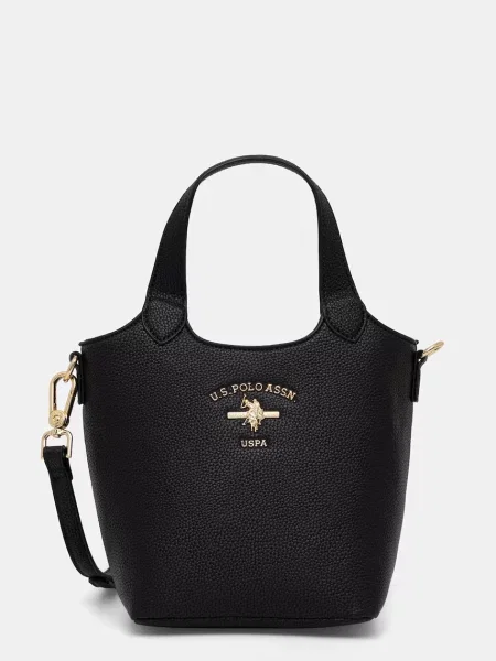 U.S. Polo Assn. torebka crossbody z imitacji skóry STANFORD czarna