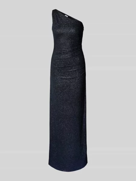 Sukienka wieczorowa o kroju slim fit na jedno ramię Jake*s Cocktail niebieska