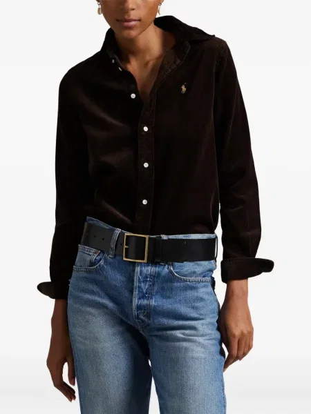 Căciulă Polo Ralph Lauren cu broderie cu dungi cowboy roșu