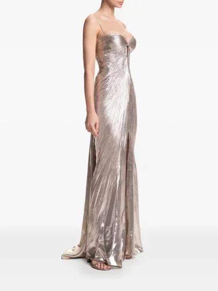 Rochie maxi Maria Lucia Hohan cu bretele roz