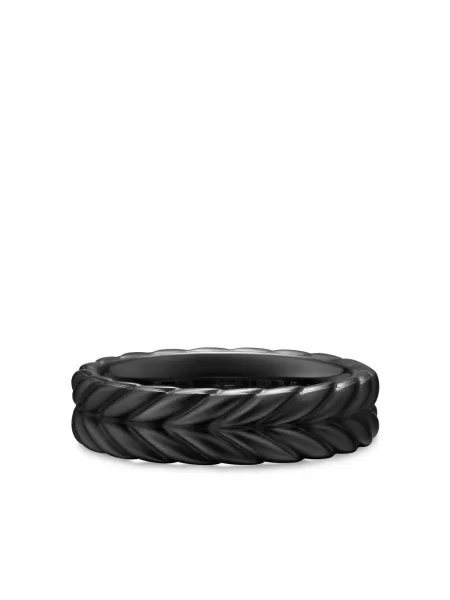 Пръстен David Yurman черно