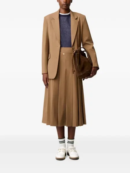Fustă midi Claudie Pierlot maro