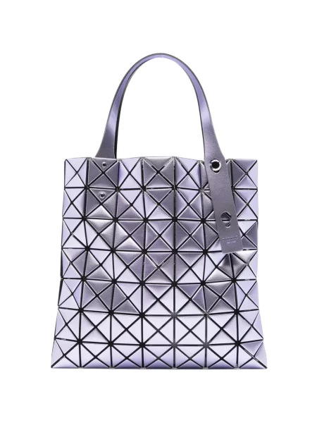 Geantă de mână Bao Bao Issey Miyake cu imprimeu geometric violet