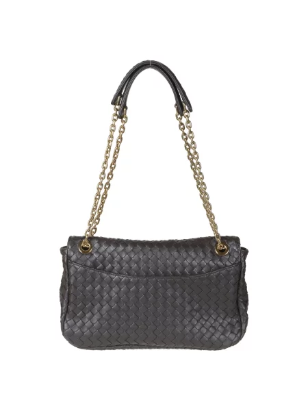 Torebka crossbody Bottega Veneta skórzana brązowa