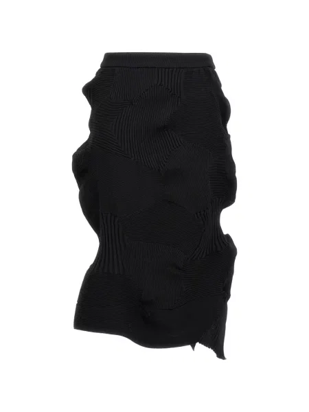 Midi sukně Issey Miyake černé