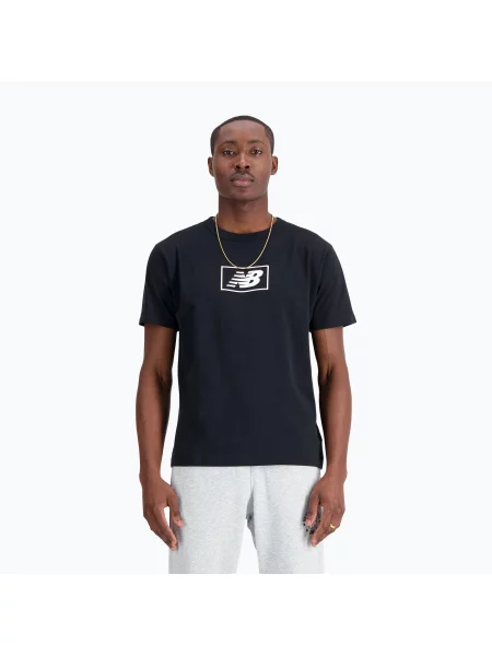 Tričko New Balance Essentials Logo black černé