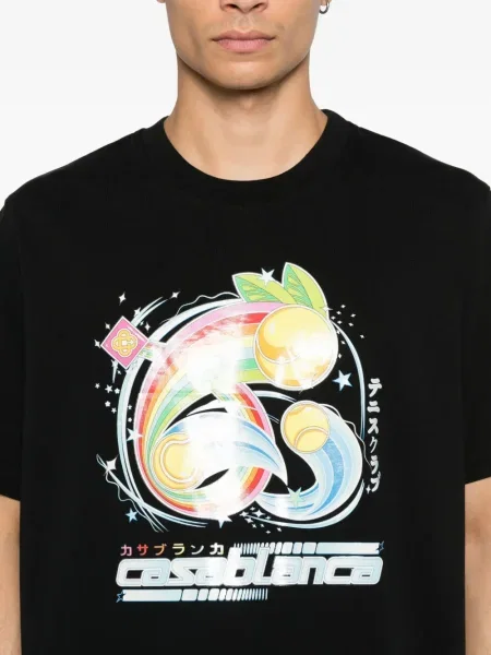 Tricou Casablanca cu imagine negru