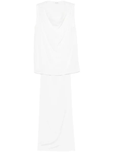 Jedwabna bluzka Parosh biała