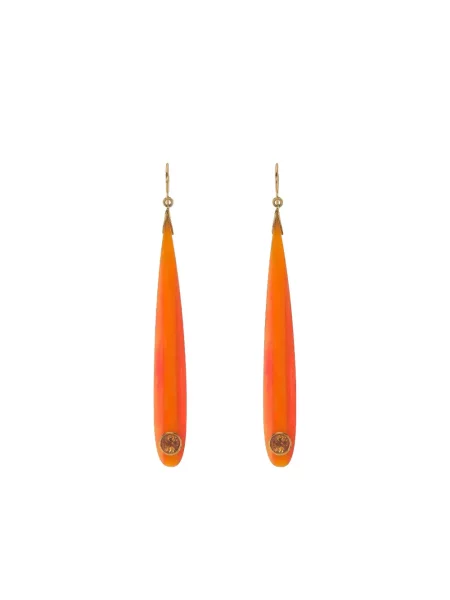 Обеци Mark Davis оранжево