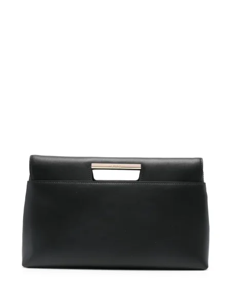 Geantă plic Furla din piele negru