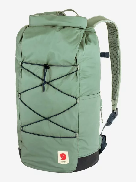 Рюкзак Fjallraven High Coast Rolltop 26 великий однотонний зелений