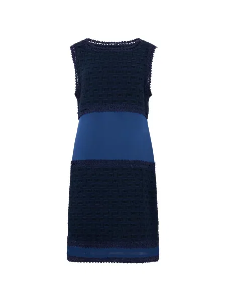 Rochie mini Alberta Ferretti tricotate albastru