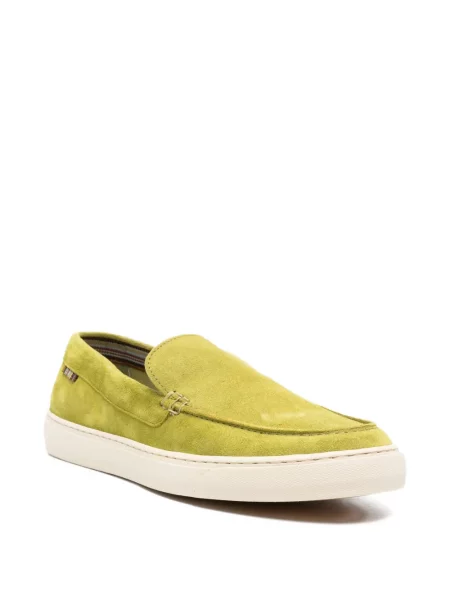 Pantofi loafer Paul Smith din piele de căprioară verde