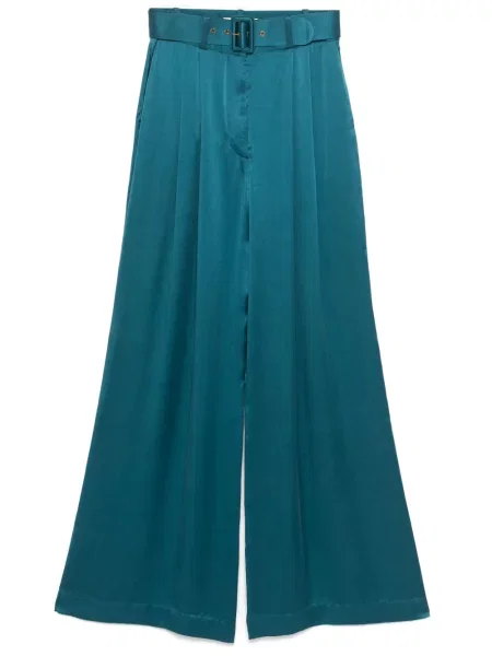 Pantaloni Zimmermann de mătase albastru