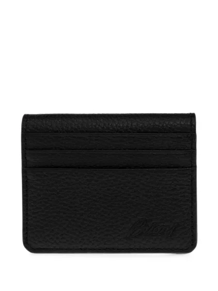 Portofel Brioni din piele negru
