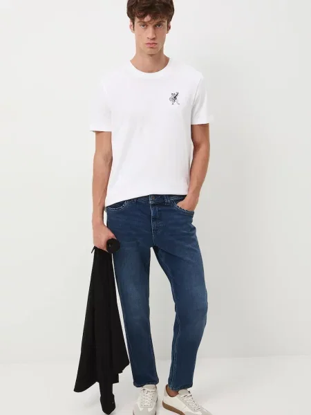 Medicine póló nyomott mintás fehér