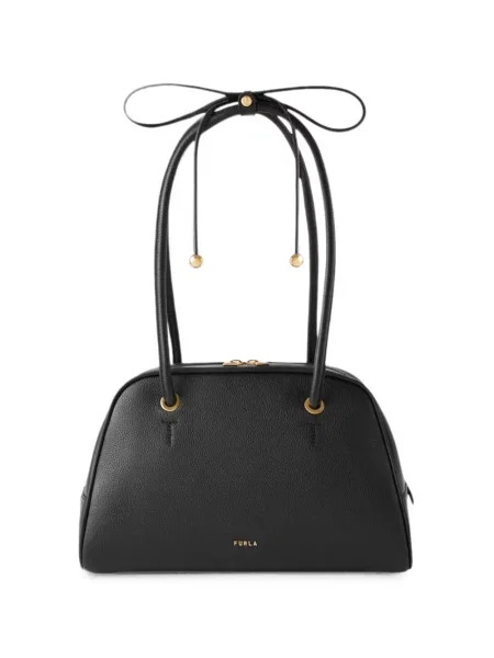 Geantă Furla cu funde negru