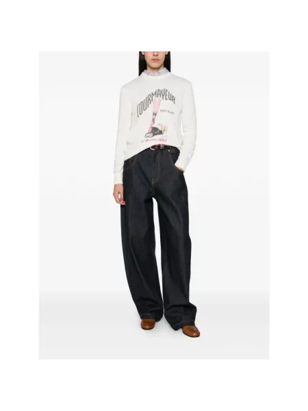 Sweter Mc2 Saint Barth biały