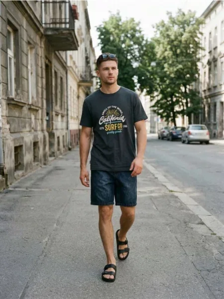 Sinsay Džínové šortky loose jogger s efektem oprání námořnická modrá