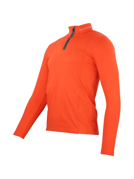 Tricou mânecă lungă Peak Mountain portocaliu