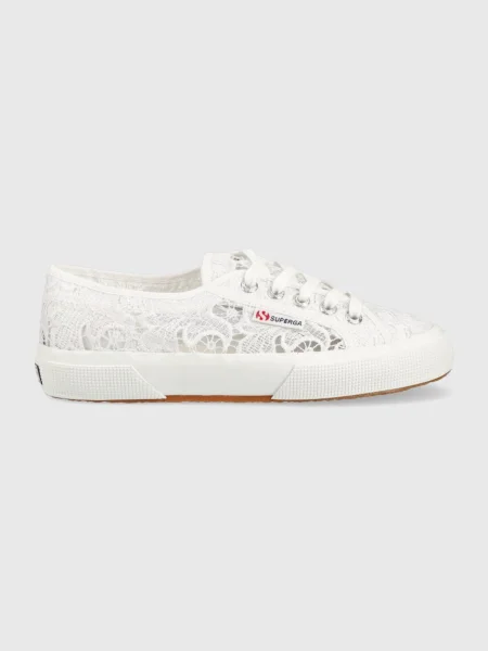 Teniși Superga Macrame alb
