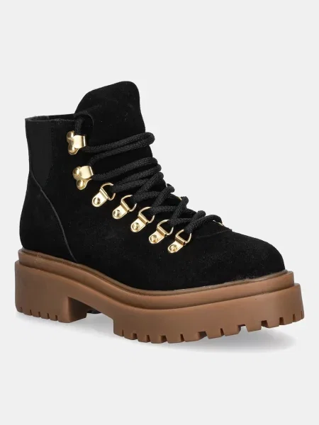 Answear.LAB cizme din piele intoarsa cu platforma negru