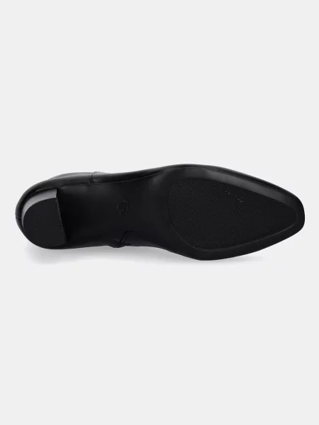 Кожаные ботинки Lauren Ralph Lauren черные