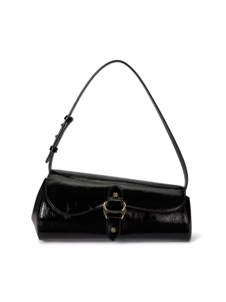 LAUREN RALPH LAUREN Ročna torba črna