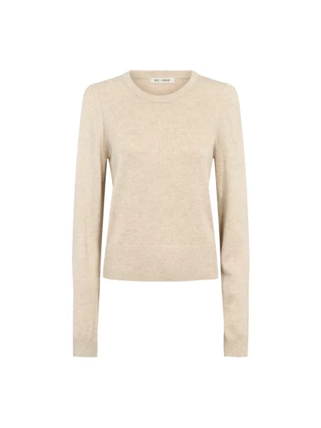 Dzianinowy sweter Rue De Femme beżowy