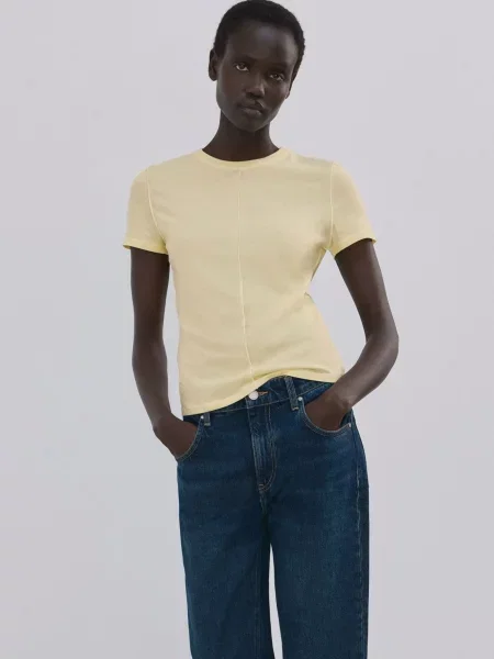 Футболка MANGO жовтий