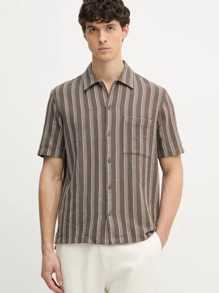 Marc O'Polo cămașă pentru bărbați din maro