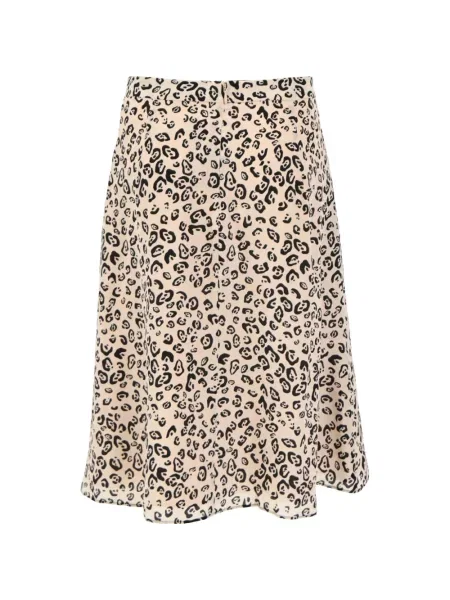 Fustă Altuzarra de mătase cu imagine cu model leopard