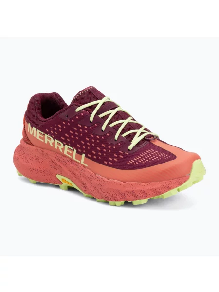 Мъжки обувки за бягане Merrell Agility Peak 5 3D mtl flare/crimson винено червено