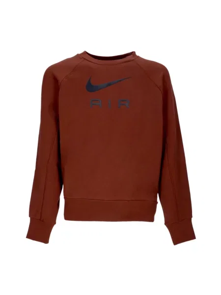 Lekka bluza Nike frotte brązowa