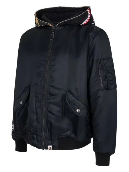 Bomber striukė A Bathing Ape® su gobtuvu žalia
