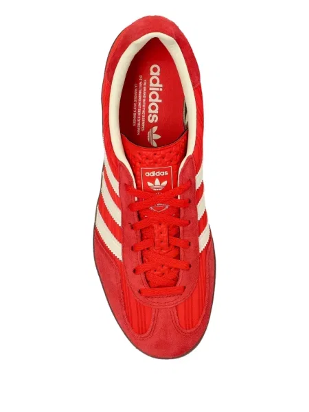 Semišové reflexní kraťasy Adidas s kulatým výstřihem černé