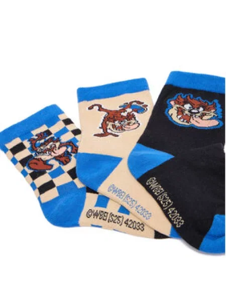 Dolge nogavice Looney Tunes bež