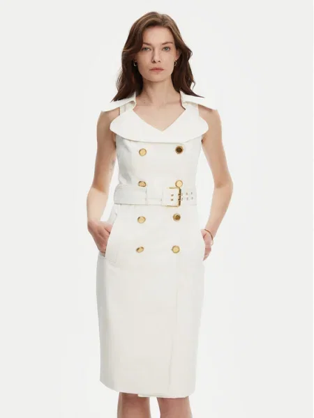 Marciano Guess Коктейлна рокля бял