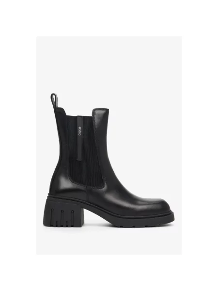 Кожаные ботинки челси Estro черные