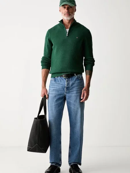 Tommy Hilfiger pulover pentru bărbați din verde