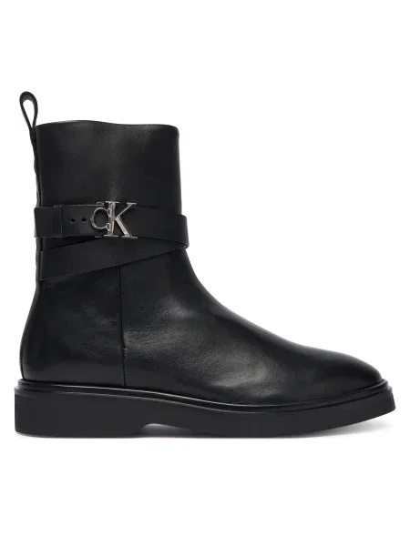 Calvin Klein Cizme glezne negru