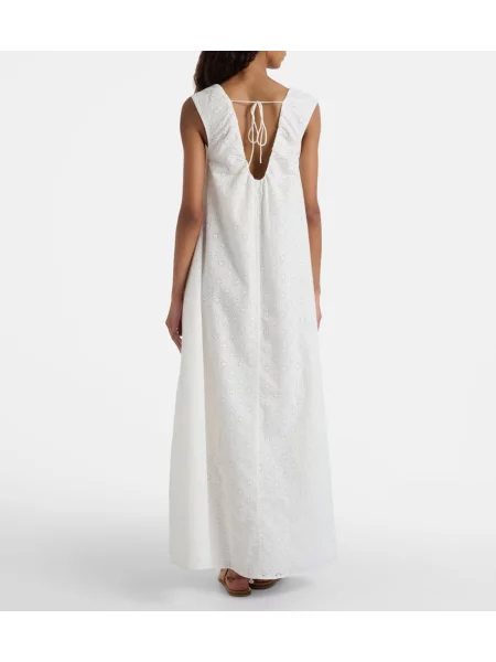 Rochie maxi Faithfull de costum alb