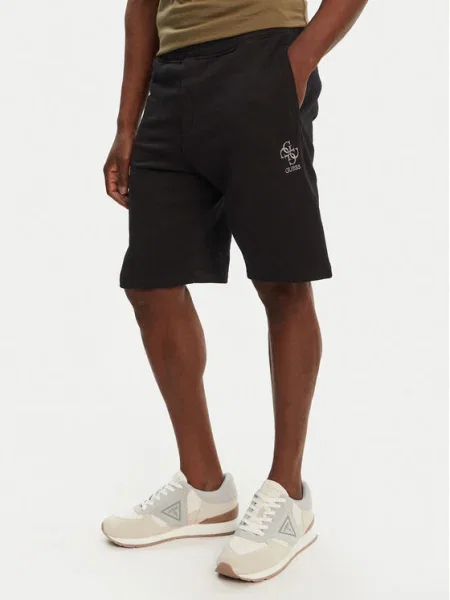 Guess Pantaloni scurți sport negru