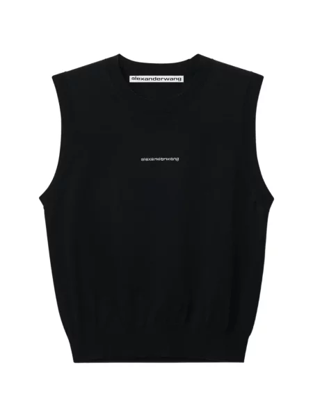 Top Alexander Wang cu autograf negru