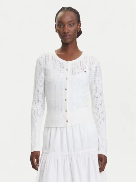 Tommy Jeans Kardigan bež