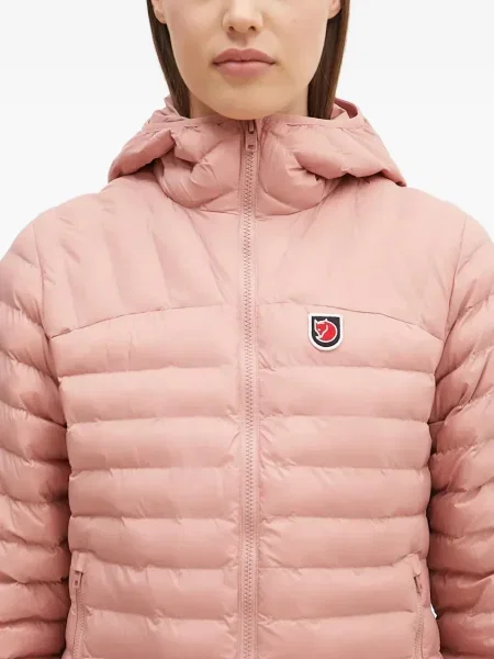 Яке Fjallraven с качулка розово