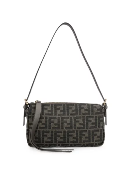 Top Fendi din jacard maro