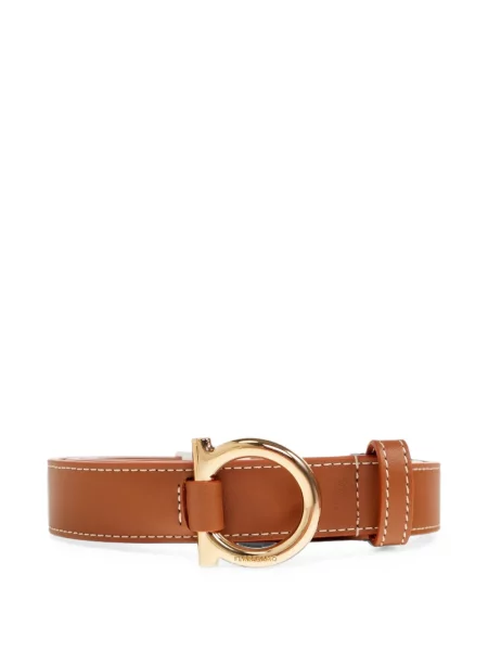 Cu centură curea Ferragamo maro